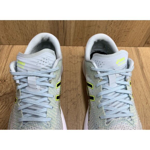 Asics Women's Magic Speed 2 FF Blast + US Size 8.5 Light Blue Yellow Lightening - Picture 8 of 13